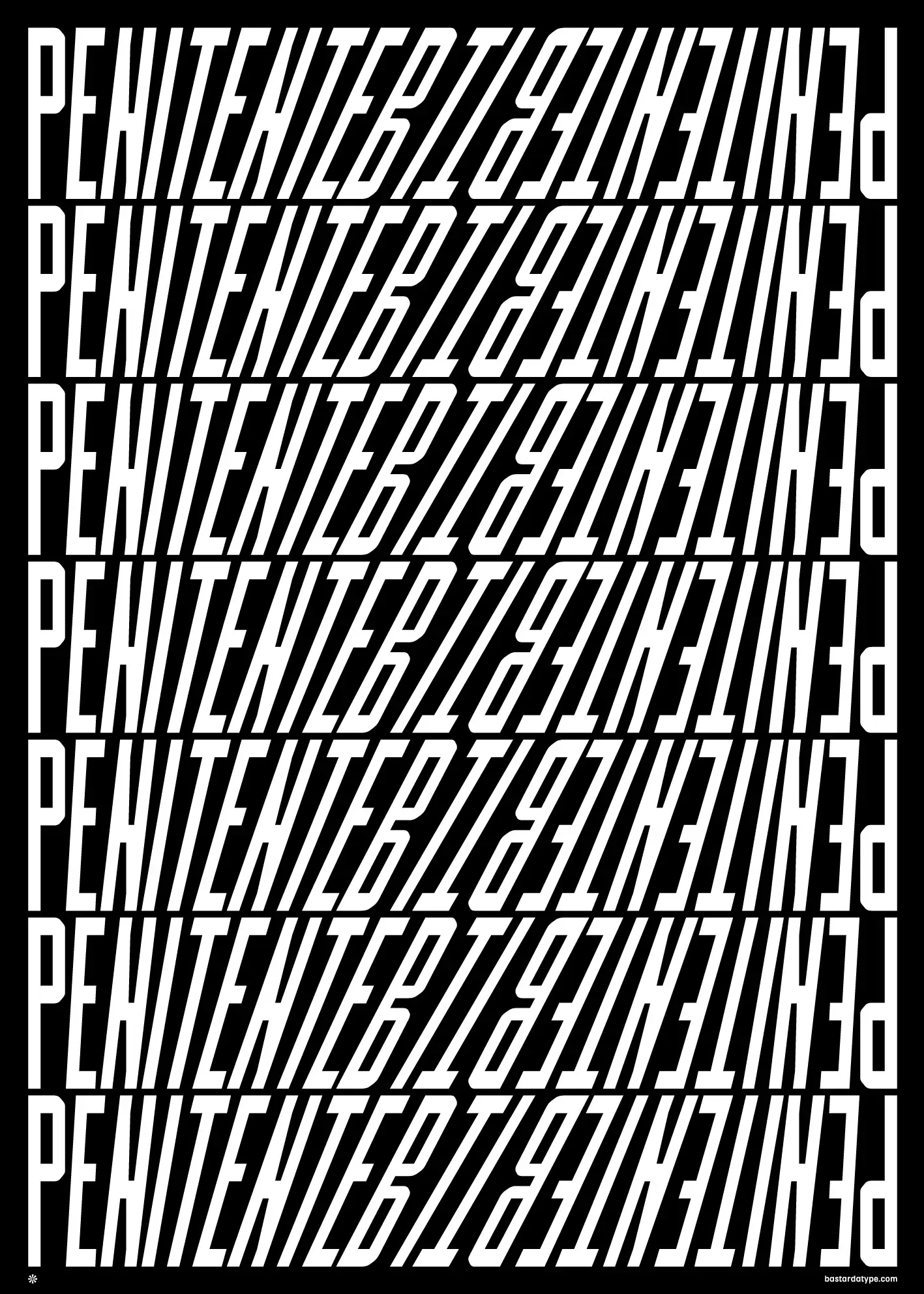 Bastarda / Penitente BT / Typeface / 2021