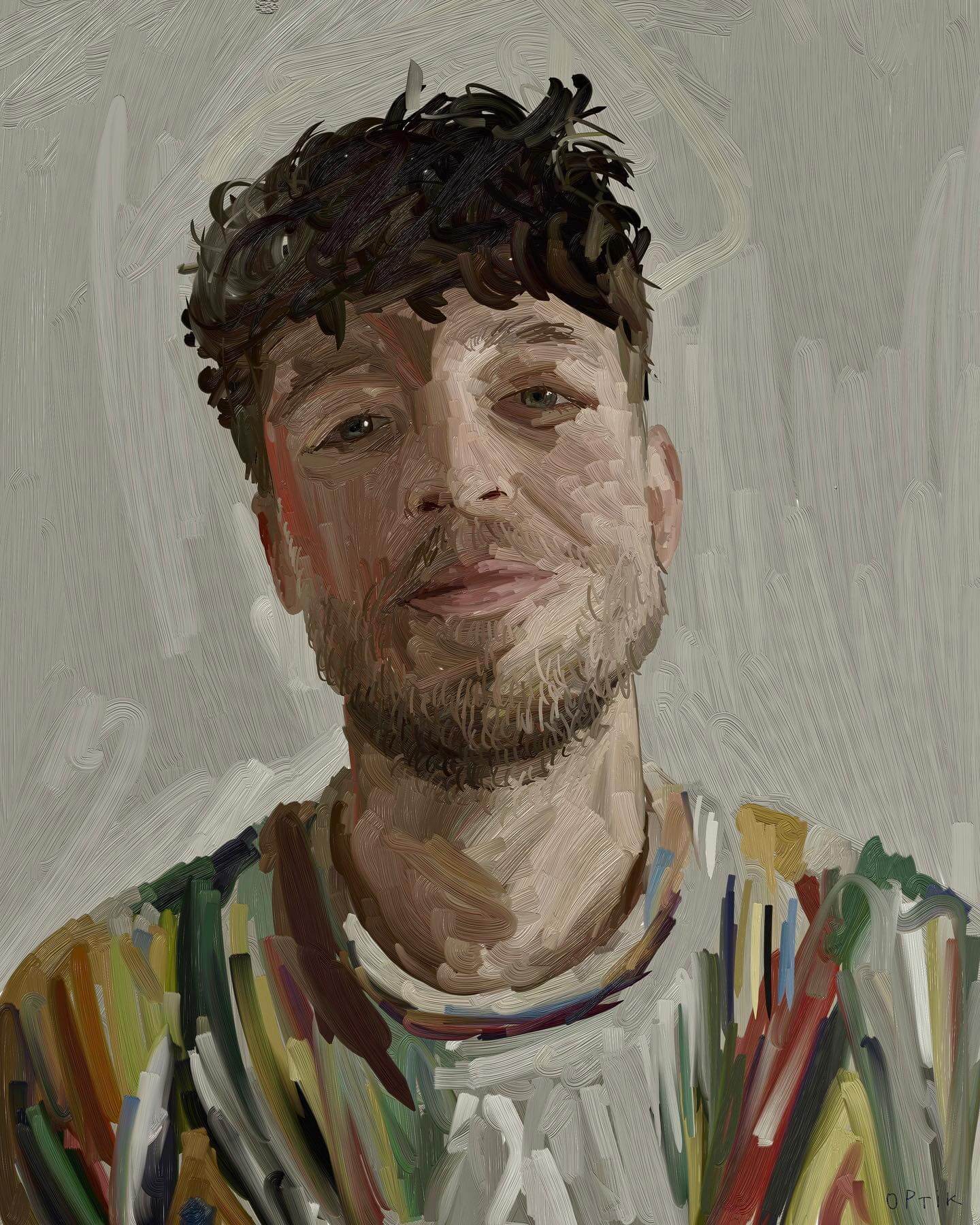 Jakob Schwald / MotB Oil Portrait / Painting / 2021