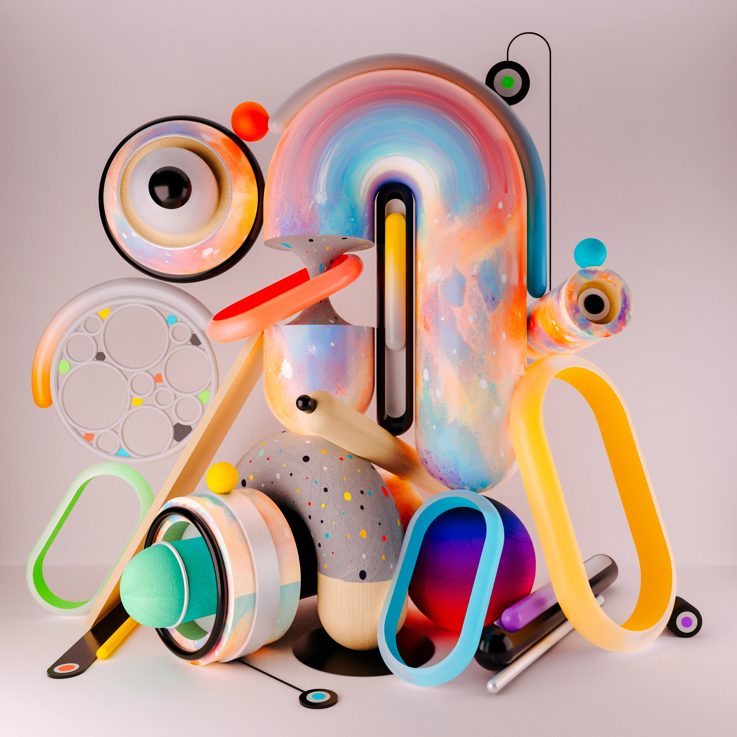 Leonardoworx / Summer Vibes / 3D Illustration / 2022