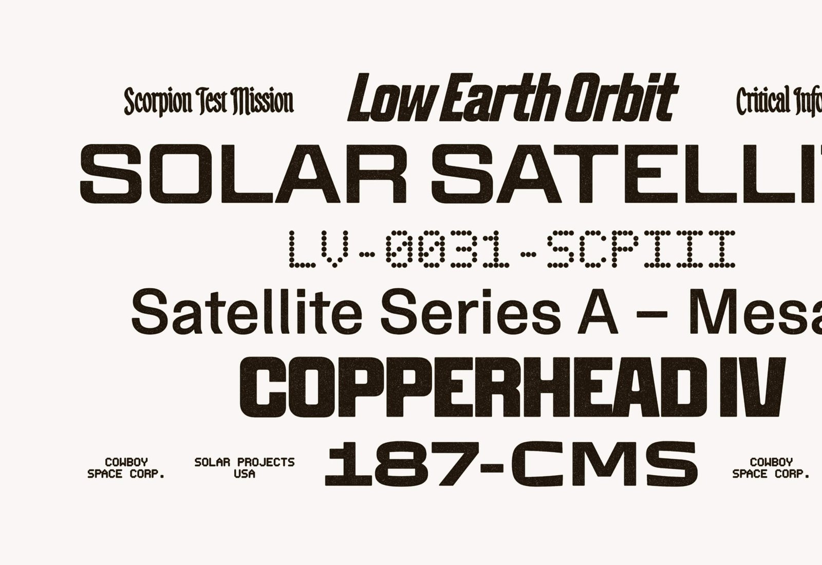 Smith & Diction / Cowboy Space Corp / Typography / 2026
