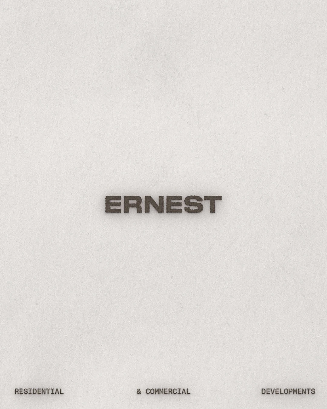 Arrae Studio / Ernest / Identity / 2026