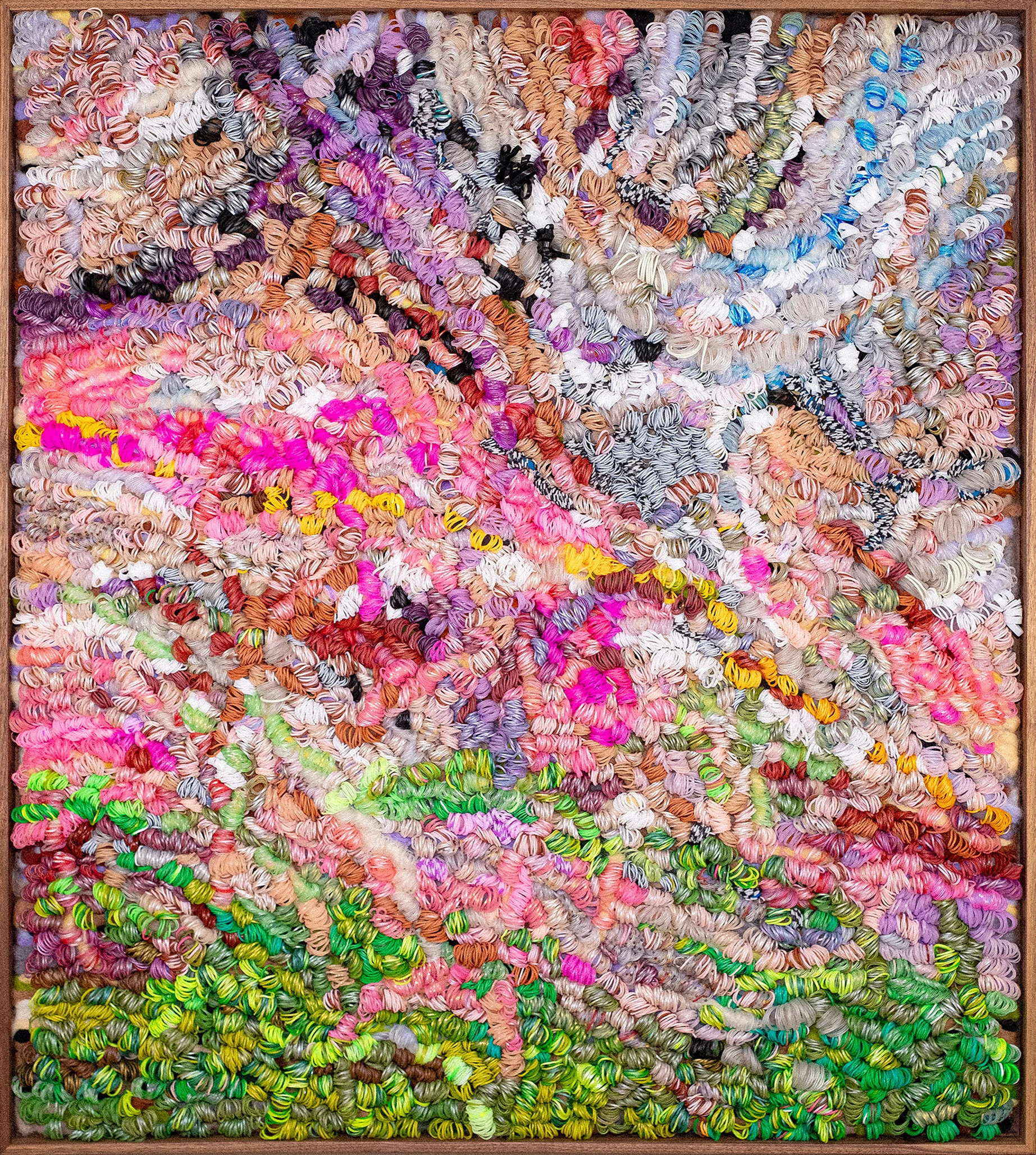 Hannah Beuchler / Warm Foothills / Textile Artword / 2025
