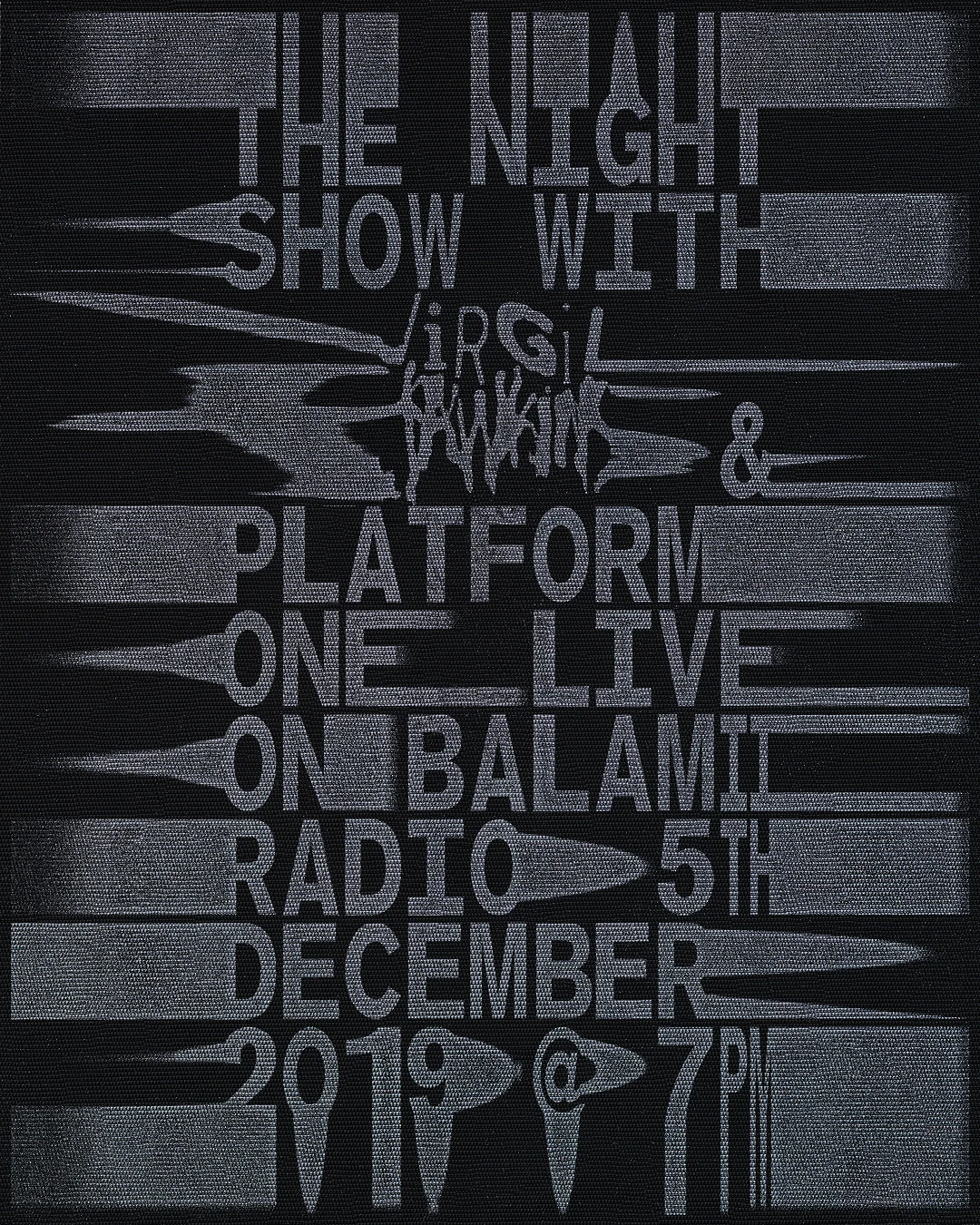 Maxim Turrent / The Night Show / Poster / 2019